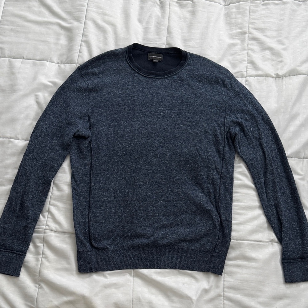 Club Monaco Dark Blue Crewneck Sweater
